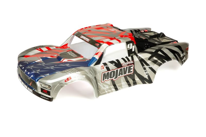 Kaross ARRMA Mojave 1/7 Silver/Röd