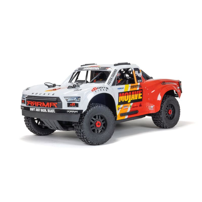ARRMA 1/8 MOJAVE 4S 4X4 RTR Brushless Desert Truck, VIT/RÖD