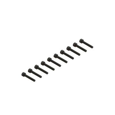 ARRMA skruvar med cylindriskt huvud M2,5×16 mm, 10 st – ARA702007