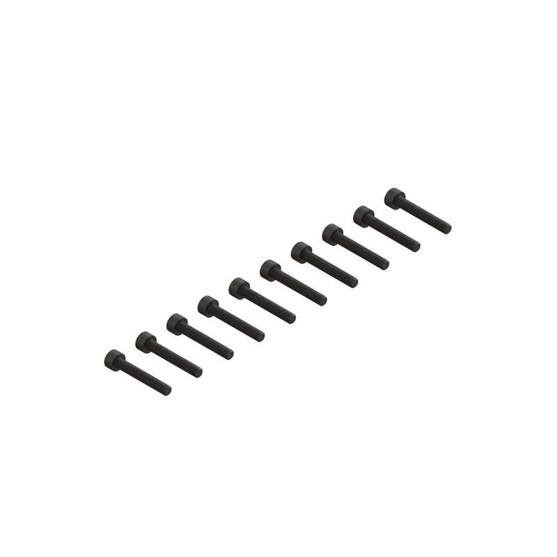 ARRMA skruvar med cylindriskt huvud M2,5×16 mm, 10 st – ARA702007
