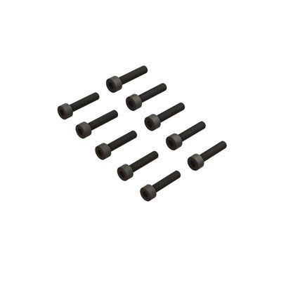 ARRMA skruvar med cylindriskt huvud M2,5×12 mm, 10 st – ARA702011