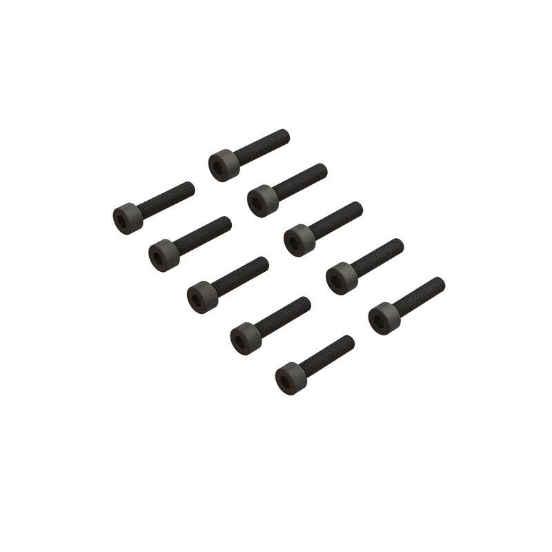 ARRMA skruvar med cylindriskt huvud M2,5×12 mm, 10 st – ARA702011