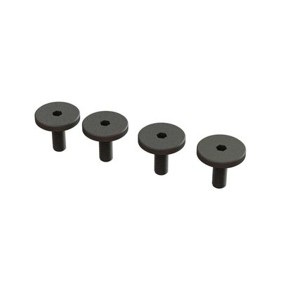ARRMA skruvar med stort huvud M3×8 mm, 4 st