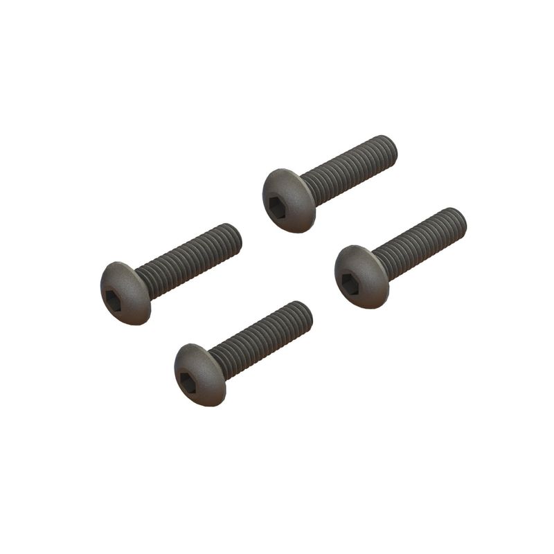 Skruvar med kullrig skalle M4 × 16 mm (4) – ARRMA