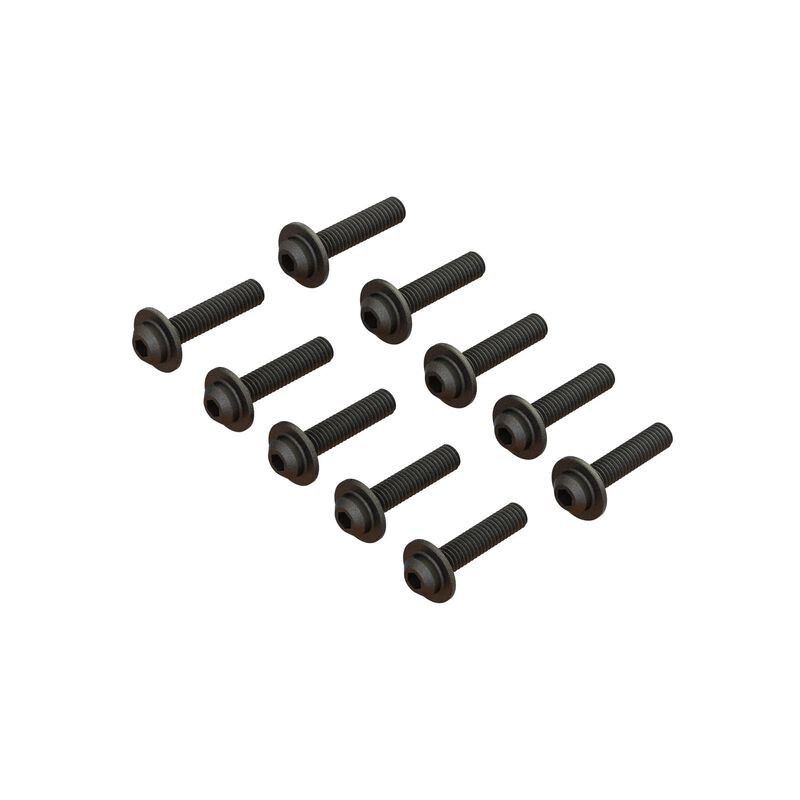 Flänsskruv kullrigt huvud M4x18mm V2 ARRMA (10 st)