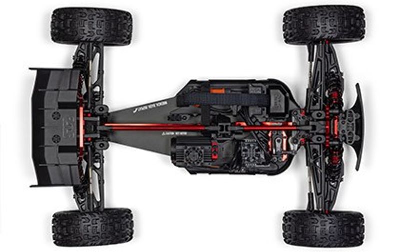 1/7 TALION 6S EXB 4X4 RTR Brushless Speed Truck, Black