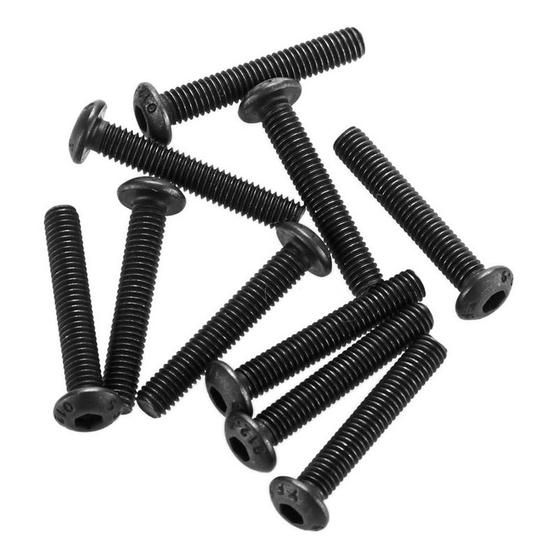 ARRMA insexskruv med kullrigt huvud M3×18 mm, 10 st