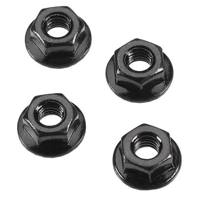 ARRMA hjulmuttrar med räfflad fläns 4 mm, 4 st – ARAC9750