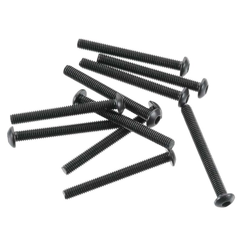 ARRMA insexskruv med kullrigt huvud M3×28 mm, 10 st