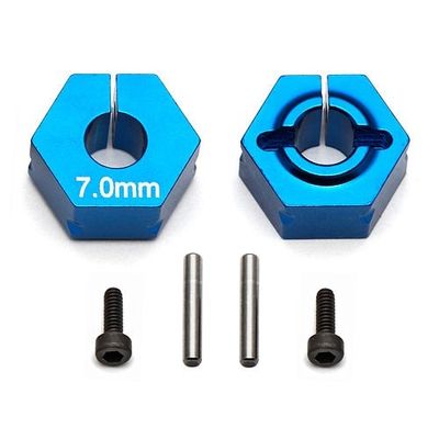Clamping Wheel Hex 7.0mm Ass B6.1/B6/B6D/B64