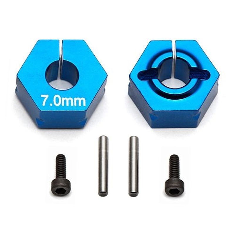 Clamping Wheel Hex 7.0mm Ass B6.1/B6/B6D/B64