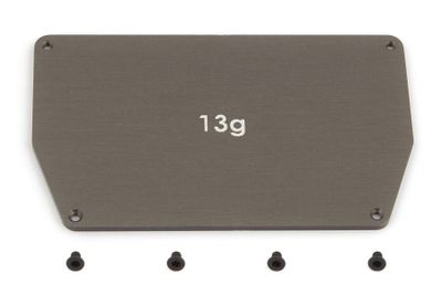 CHASSIS WEIGHT, 13G, ALUMINUM ASS B6.1/B6/B6D