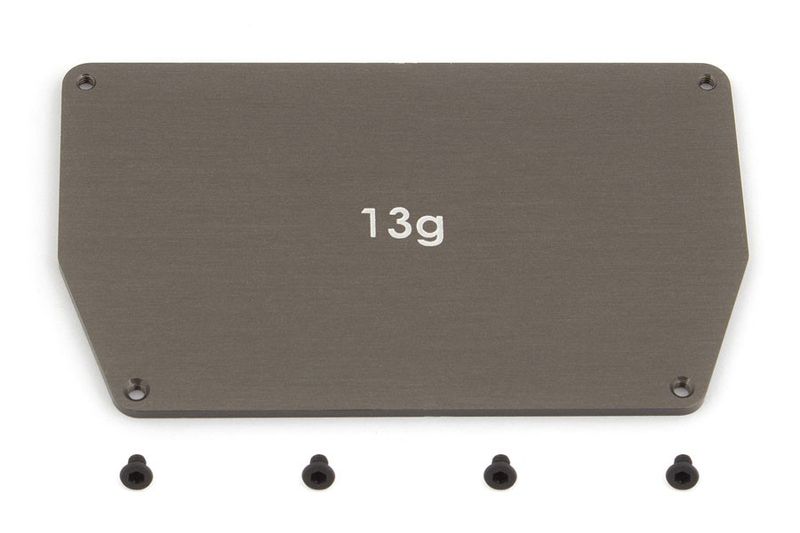 CHASSIS WEIGHT, 13G, ALUMINUM ASS B6.1/B6/B6D