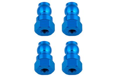 AS91816 Stötdämpar Hylsor 12mm Blå Alu Ass B6.2/B6.3