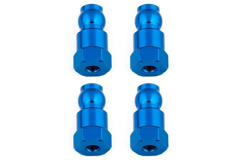 AS91817 Stötdämpar Hylsor 14mm Blå Alu Ass B6.1