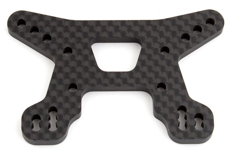 FRONT SHOCK TOWER, WOVEN CARBON FIBRE  TEAM ASS B64
