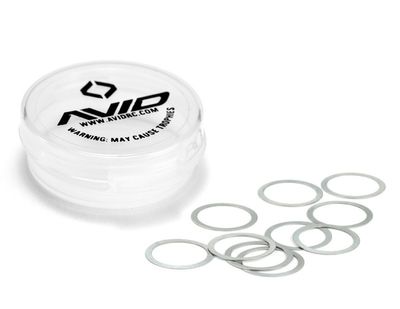 Shims 8x10x0.1mm Rostfritt Stål AVID