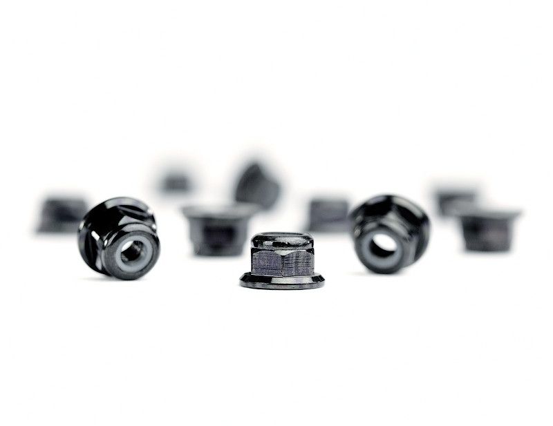 Låsmutter M3 Fläns Aluminium Avid