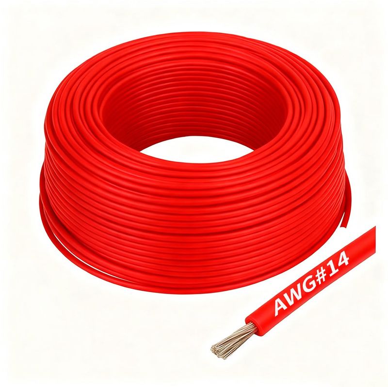 Gens ace silikonkabel AWG 14, röd, 1 m