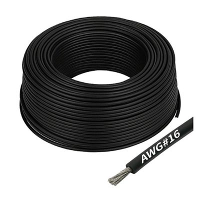 Gens ace silikonkabel AWG 16, svart, 1 m