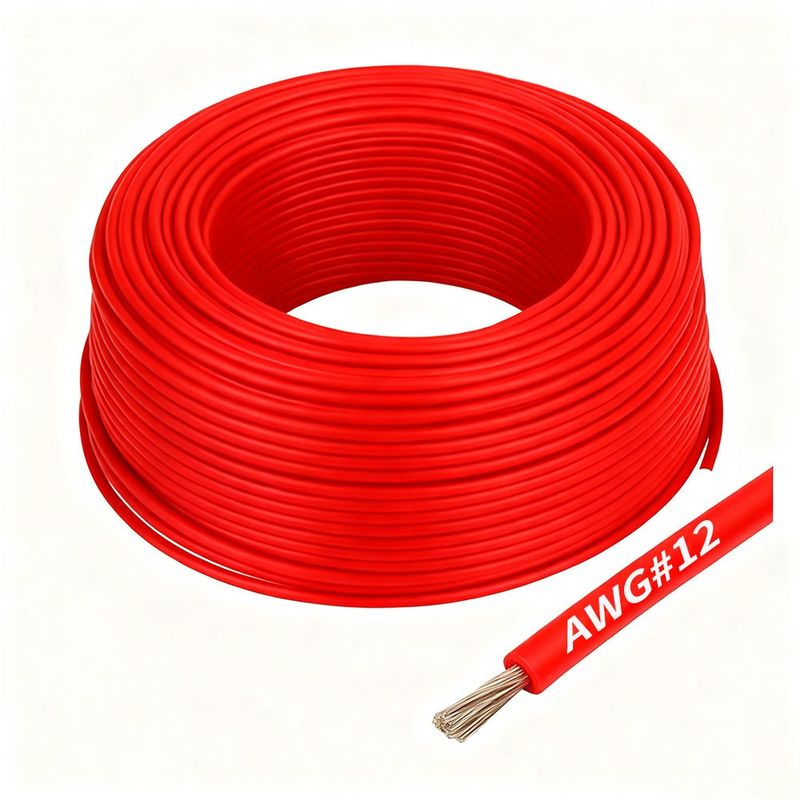 Gens ace silikonkabel AWG 12, röd, 1 m