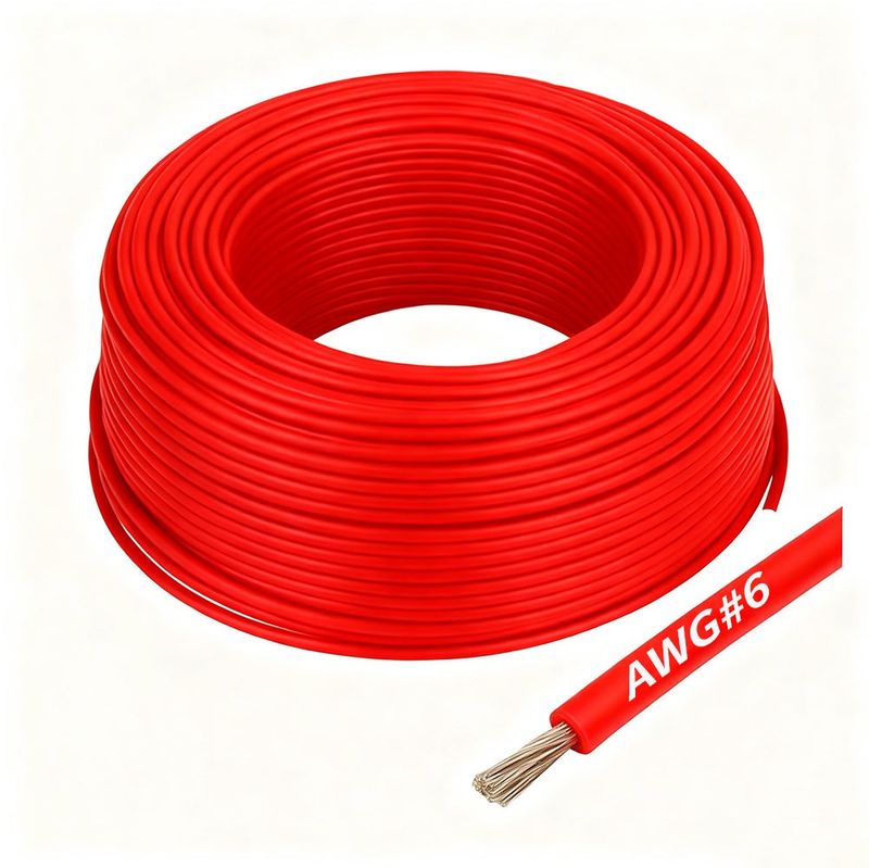 Gens ace silikonkabel AWG 6, röd, 1 m