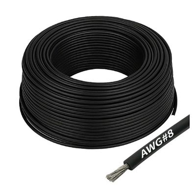 Gens ace silikonkabel AWG 8, svart, 1 m