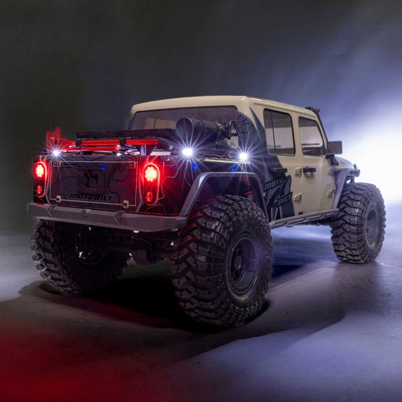 Axial 1/10 SCX10 III Motobilt Waypoint Jeep JT Gladiator 4X4 RTR Rock Crawler, Tan