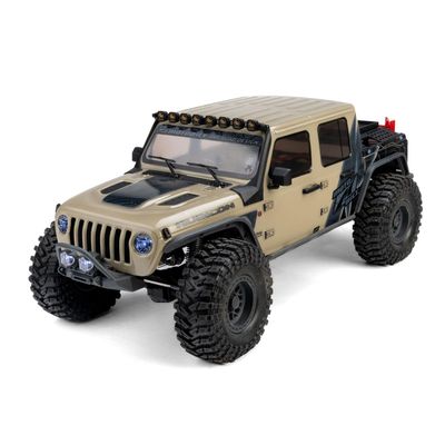 Axial 1/10 SCX10 III Motobilt Waypoint Jeep JT Gladiator 4X4 RTR Rock Crawler, Tan