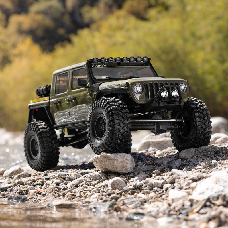 Axial 1/10 SCX10 III Motobilt Waypoint Jeep JT Gladiator 4X4 RTR Rock Crawler, Grön