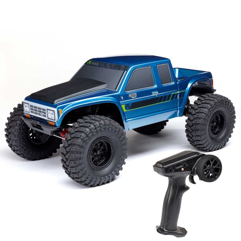 Axial SCX10 III Coyote 1/10 4X4 RTR Brushed Rock Crawler, Blå