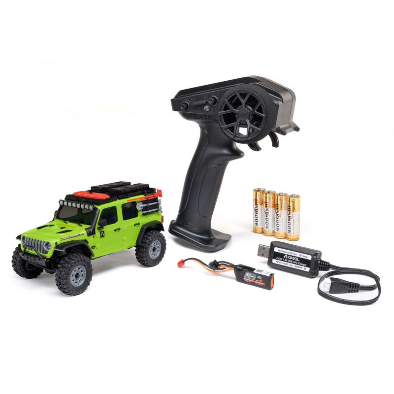 1/30 SCX30 Jeep Wrangler JLU 4X4 RTR Borstad Rock Crawler (inkl. batteri/laddare)