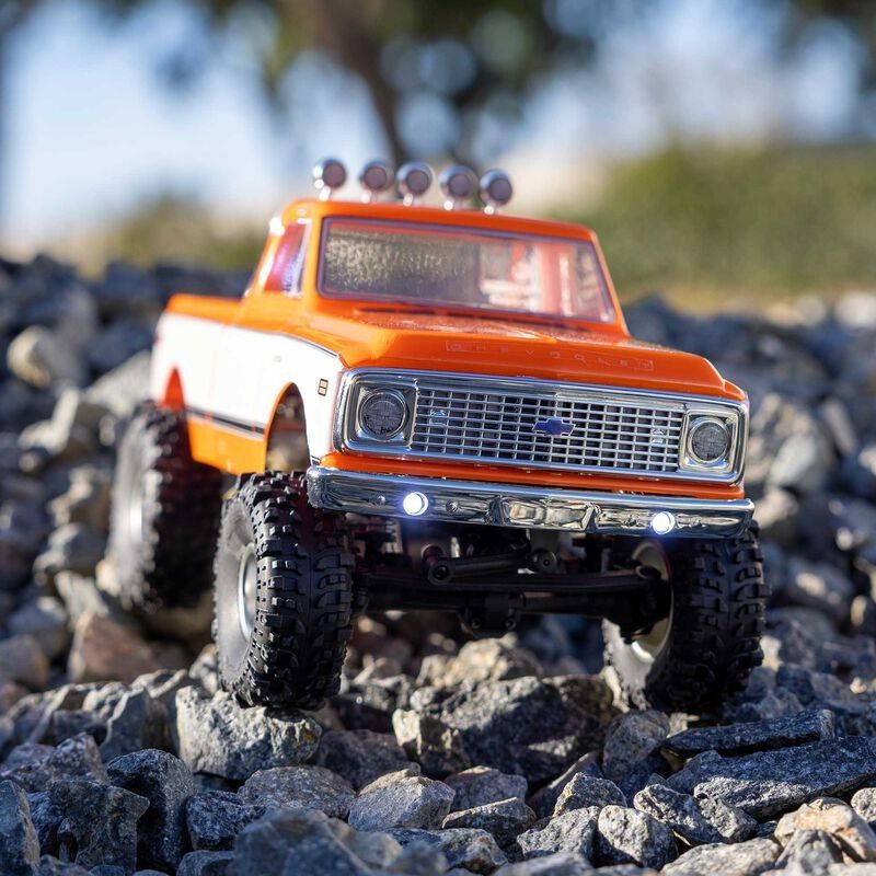 Axial 1/24 SCX24 1967-1972 Chevrolet C10 4WD Truck RTR, Orange (Inkl. Batteri/Laddare)