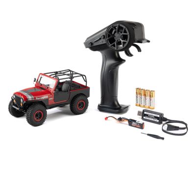 Axial SCX30 Jeep CJ-7 GenRight 4X4 RTR 1/30 – Röd med batteri och laddare
