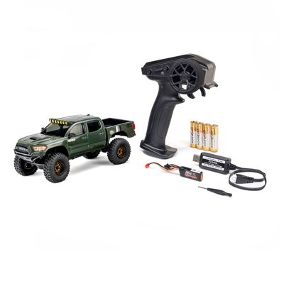 Axial 1/30 SCX30 Toyota Tacoma TRD Pro 4X4 RTR Rock Crawler Grön - Batteri & Laddare ingår