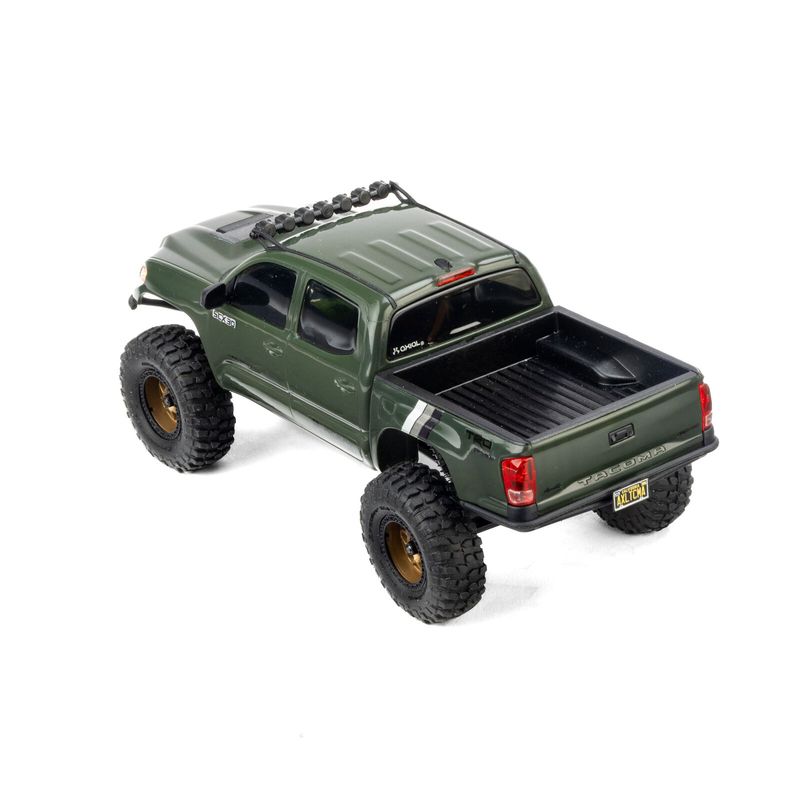 Axial 1/30 SCX30 Toyota Tacoma TRD Pro 4X4 RTR Rock Crawler Grön - Batteri & Laddare ingår