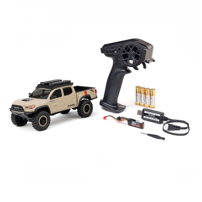 Axial 1/30 SCX30 Toyota Tacoma TRD Pro 4X4 RTR Rock Crawler Brun - Batteri & Laddare ingår