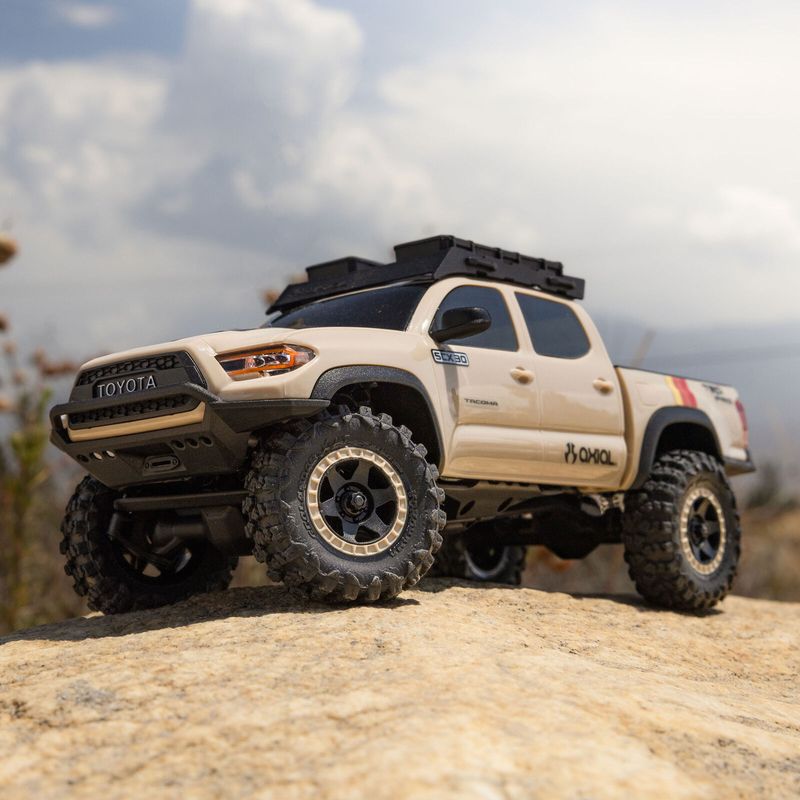 Axial 1/30 SCX30 Toyota Tacoma TRD Pro 4X4 RTR Rock Crawler Brun - Batteri & Laddare ingår