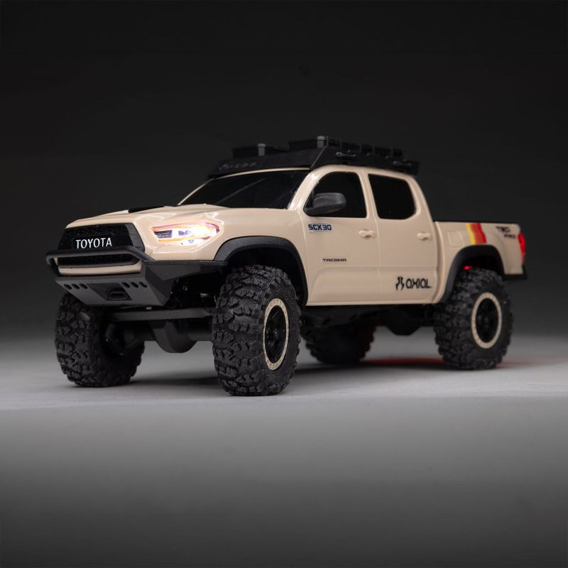 Axial 1/30 SCX30 Toyota Tacoma TRD Pro 4X4 RTR Rock Crawler Brun - Batteri & Laddare ingår