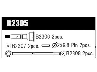 CVA Drive Shaft Kit MSB1