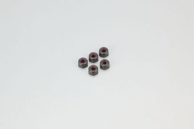 Kyosho 1-N2630N – M2.6x3.0mm Mutter, Svart, Stål, 5 st