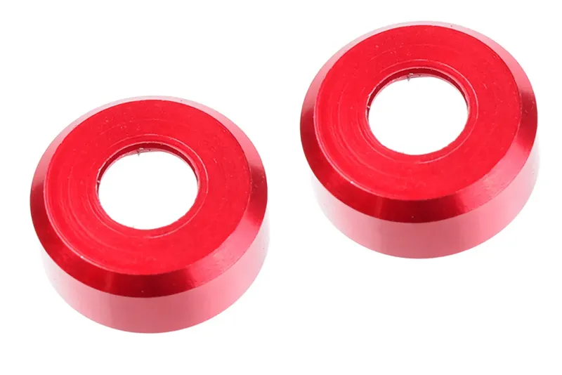HDA Bärarm Bussning - Yttre - Spacer 2.5mm - Aluminum - Red - 2 st