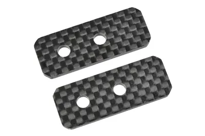 Spacer för chassistöd - XB PRO - Främre - Bakre - Kolfiber 3mm - 1 st