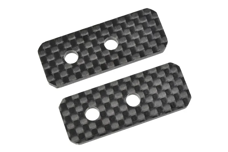 Spacer för chassistöd - XB PRO - Främre - Bakre - Kolfiber 3mm - 1 st
