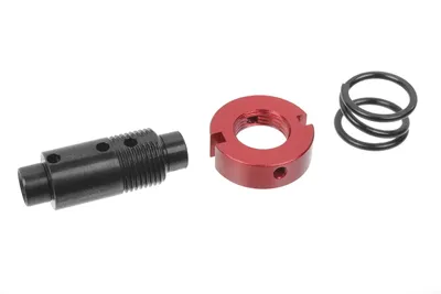 Slirkoppling axel - fjäder - mutter - 1 Set