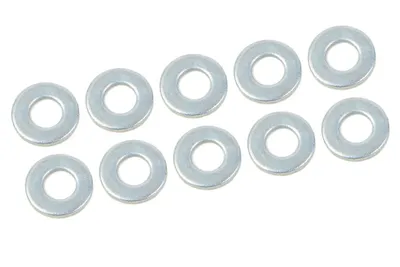 Brickor stötdämpare - 2.5x6x0.5mm - stål - 10 st