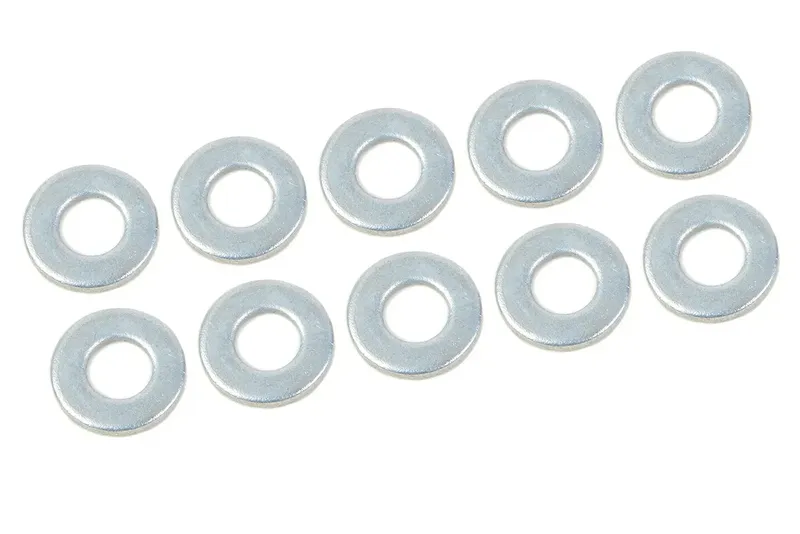 Brickor stötdämpare - 2.5x6x0.5mm - stål - 10 st