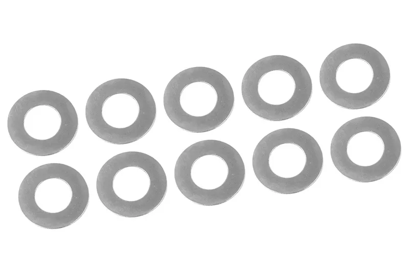 Shims - 6x11,5x0.2mm - stål - 10 st