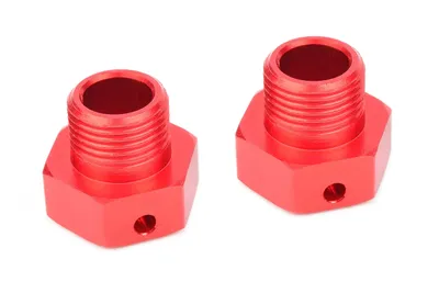 Hjulhex - Aluminum - Red - 2 st
