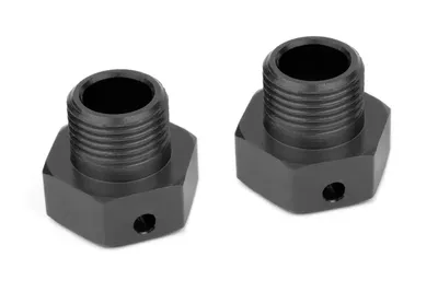 Hjulhex - Aluminum - Svart - 2 st
